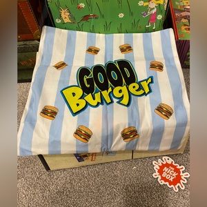 90s Retro Good Burger Square Pillow Case